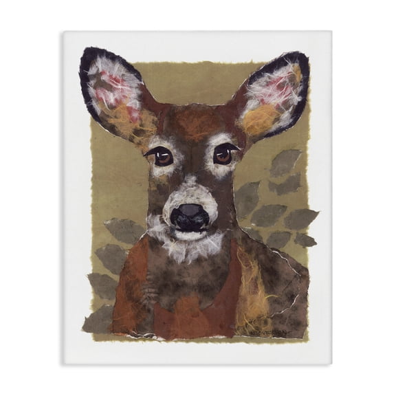 Stupell Industries Eclectic Woodland Deer Canvas Art, 16 x 20, by Nancy Overton