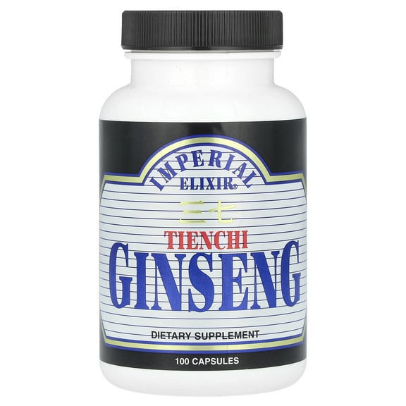 Imperial Elixir Tienchi Ginseng, 100 Capsules (500 mg per Capsule)