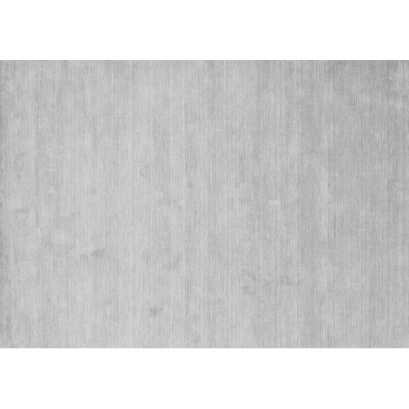Ahgly Company Indoor Rectangle Solid Gray Modern Area Rugs, 7' x 9'
