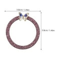 thumbnail image 2 of CTIRCHIU 1Pcs Pink Circular Push Start Button Decorative Ring Aesthetic Car Accessories, 2 of 7