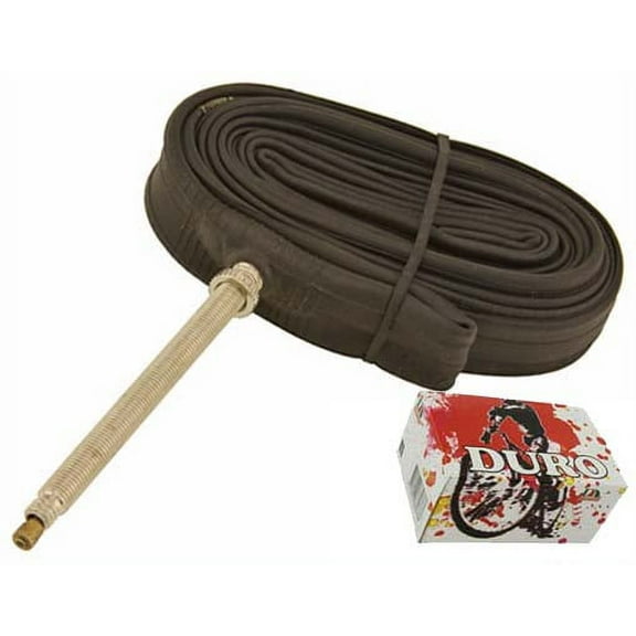 Tube Duro 700 x 19c/23c 80mm Standard Presta/Valve. 700c bicycle tube, 700c bike tube, track bike tube, fixie bike tube