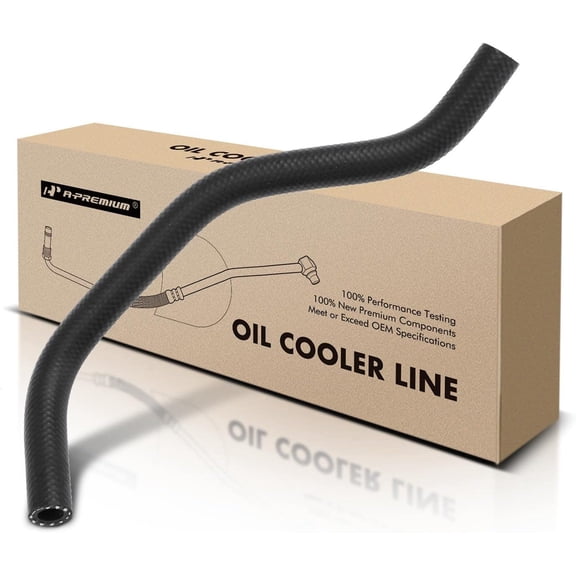 A-Premium Automatic Transmission Oil Cooler Line Hose Assembly Compatible with Mitsubishi Montero Sport 1997-2004 3.0L 3.5L