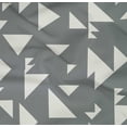 thumbnail image 5 of oneOone Organic Cotton Poplin Twill Fabric Triangle Geometric Decor Fabric Printed BTY 42 Inch Wide, 5 of 5