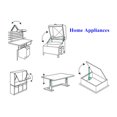 thumbnail image 3 of Electric Recliner Controller, Lift Chair Hand Controller Easy Installation Waterproof  for Electric Wheelchairs, 3 of 8