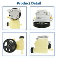 thumbnail image 3 of Power Steering Pump Fits for Mazda 6 i Mazdaspeed Power Assist Pump Replaces GP9A32600 GP9A32650 GP9A32650A 21162, 3 of 5