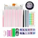 thumbnail image 2 of conjunto de herramientas de manicura Nail Art Kit Nail Art Brush Nail Art Spot Tool Nail Stripe Ribbon Rhinestone Crystal Juego de limas de uñas para mujer Ormromra 2035864-2, 2 of 4