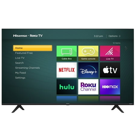 Hisense 43" Class 4K UHD LED LCD Smart Roku TV HDR R6 Series 43R6E3