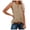 Khaki, variant on Womens Summer Tops Summer Shirt Oversized Button Shirt Womens Fancy Tops Soft Tech Tourist Long Sleeve Tee Women Elegant Blouse Elbow Sleeve Tees Women S Shirts Blouses plus V Neck Tunic S