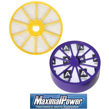 MaximalPower Replacement Pre Filter and Post Filter Compatible for Dyson DC07 DC-07