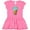 Raspberry with Polka Dots, variant on Inktastic Melting Earth Ice Cream Cone Gift Toddler Girl Dress