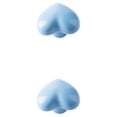 thumbnail image 3 of kurtrusly Cabinet Handle Heart Shape Solid Color Replacement Decorative Home Kitchen Bathroom Drawer Door Pull Knob Accessories Blue 2Set, 3 of 6