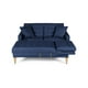 thumbnail image 4 of Sala Modular Reversible De Lino Azul Modelo Donato, 4 of 11