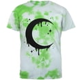 thumbnail image 1 of Halloween Dripping Crescent Moon Mens T Shirt, 1 of 1