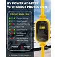 thumbnail image 2 of Adaptador para RV Kohree de 30 amperios a 110 V con protección contra sobretensiones de 8000 J, 2 of 6