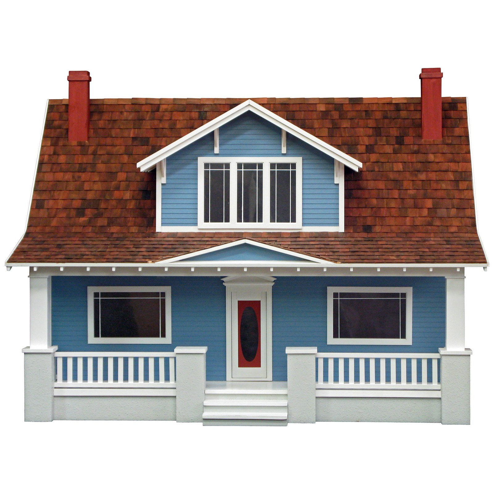 classic bungalow dollhouse kit