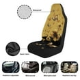 thumbnail image 5 of Uorisanigo Sunflower Butterfly Car Seat Covers for Women Waterproof Car Seat Cover for Front Seat Set of 2 Easy Installation Protection Interior Accessories Universal Fit Most Cars, 5 of 7