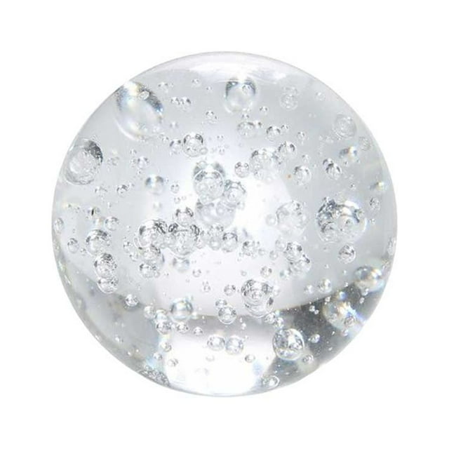 Cateissary Fuente de agua de cristal con bola de grietas para paisajismo, decoración artesanal DIY, bonsái, sala de estar, hogar, fotografía, Decoración del hogar Bolas de burbujas de 5 cm