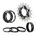 thumbnail image 1 of koolsoo 18T Single Speed Cassette Set Conversion Kit wheel Adapter Component Kit Black, 1 of 9