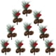 thumbnail image 2 of Observaciones al realizar un pedido: 10 piezas por paquete el lote mínimo es de 200 piezas No 3 agujas de pino Mini colgante de árbol de Navidad simulado Suministros navideños ANGGREK Otros, 2 of 8