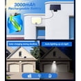 thumbnail image 3 of Foco solar MoKo 3000LM con sensor de movimiento, paquete de 2, 3 of 9
