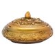 thumbnail image 1 of Cenicero sin humo con forma de elefante, bandeja decorativa para interiores y exteriores. oro, 1 of 8
