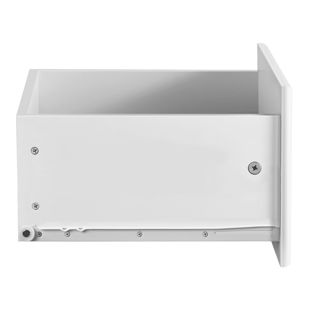 Yaheetech Nightstands with 2 Drawers & Open Shelf, Wooden Bedside Tables for Bedroom, White
