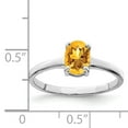thumbnail image 4 of 925 Sterling Silver Citrine Ring Gemstone, 4 of 10