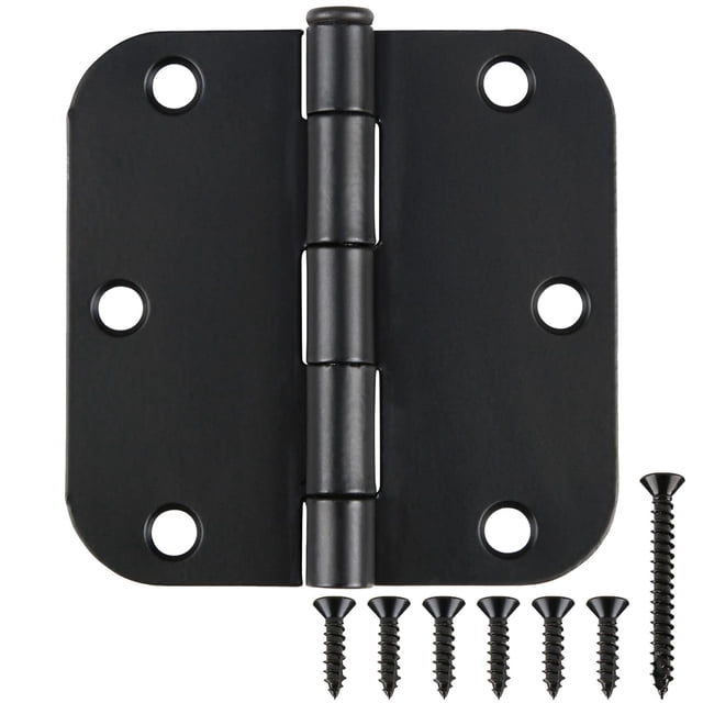 Bisagras de puerta TDCHINGES negro mate 3.5x3.5