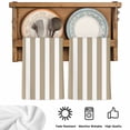 thumbnail image 5 of Beige Striped Kitchen Towels Set of 3, Modern Farmhouse Beige White Stripes Absorbent Dish Towels for Kitchen, Microfiber Hand Towel, Quick Drying Tea Towel for Cleaning Decorative Dishcloths, 5 of 7