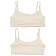 thumbnail image 3 of Sweet & Sassy Girls’ Training Bra – 5 Pack Cotton Stretch Crop Cami Bralette (S-L), 3 of 7