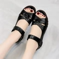 thumbnail image 4 of Summer new sandals women's flat non-slip velcro mom shoes flat heel plus size women's shoes, 4 of 5