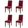 thumbnail image 1 of Guardoinrt 1/2/3 4x Housse de Chaise Durable pour la Maison - Protection Longue Durée pour Chaises Application Large Housses de Chaise Rouge Vin 1 Pce, 1 of 6