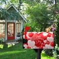 thumbnail image 2 of Happy Valentines Day Mailbox Covers Magnetic Standard Size Valentine Mailbox Post Cover Red Heart Truck Floral Flower Valentine''s Day Mailbox Decor Waterproof Mailbox Wraps 21 * 18 Inch, 2 of 6