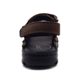 thumbnail image 6 of Men's Open Toe Casual Sandals Leather Stitching Summer Outdoor Beach Fisherman Hiking Sport Sandals for Men Brown 10, 6 of 7