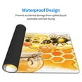 thumbnail image 4 of Bingfone Honey Bee Large Gaming Mouse Pad,Extended Desk Mousepad With Stitched Edges,Non-Slip Base,Water Resist Keyboard Pad For Gamer, Office & Home, 29.5 X 16 In, 4 of 9