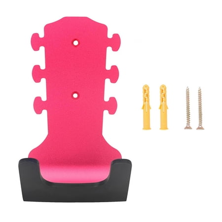 Guitar Rack Guitar Wall Hanger for Electric Guitar Violin Musical Instrument Rose Red