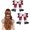3.6in/Sequin-Red&White&Black, variant on Christmas Santa boot Hair Clips - Sparkly Sequin Red Glitter Hair Bow Barrettes with Boots Hair Accessories for Girls Women Xmas Party Gifts (3.6in/Sequin-Red&White&Black)
