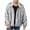 Gray, variant on Winter Coats for Men Warm Faux Furry Coat Jacket Winter Turn Down Collar Outerwear Men Plus Size Winter Long Sleeved Cardigan