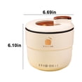 thumbnail image 3 of Dvkptbk Mini Rice Cooker, Electric Hot Pot, Portable Mini Ramen Pot for Steaming, Stir-Frying, Porridge and Noodle Soup Electric Hot Pot Home Essentials, 3 of 9