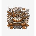 thumbnail image 2 of Autumn Harvest Adult White Crew Neck Short Sleeve Tee-Medium, 2 of 4