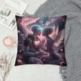 thumbnail image 2 of Shangniulu  Valentine's Day Throw Pillow Covers 18 x 18 Inch Pink Love Heart Truck Decorative Pillows Soft Velvet Cushion Covers for Couch Sofa Bed Home Decor Set of 4 White, 2 of 5