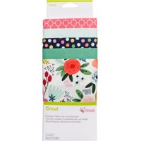 Cricut Designer Fabric, On Trend Sampler - 12"x26" 5 sheets