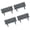Grey, variant on ANXPTIME Imitation Stone Brick Plastic Flower Beds Border Insert Easy Installation