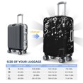 thumbnail image 6 of Balery Luggage Cover Falling Musical Print Suitcase Covers for Luggage Elastic Washable Suitcase Protector Fits 18-32 Inch Luggage-Large, 6 of 9