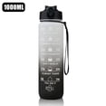 thumbnail image 1 of Botella de agua de 1 litro, botella de agua deportiva motivacional, botellas para beber a prueba de fugas, viaje, gimnasio al aire libre, jarras de Fitness para cocina, nuevo, 1 of 4
