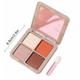 thumbnail image 3 of Baycosin Color Super Fire 4 Color Eye Shadow Plate Flash Powder Pearl Waterproof Flash Beads Small Plate Portable Sponge Eye Shadow Brush, 3 of 7