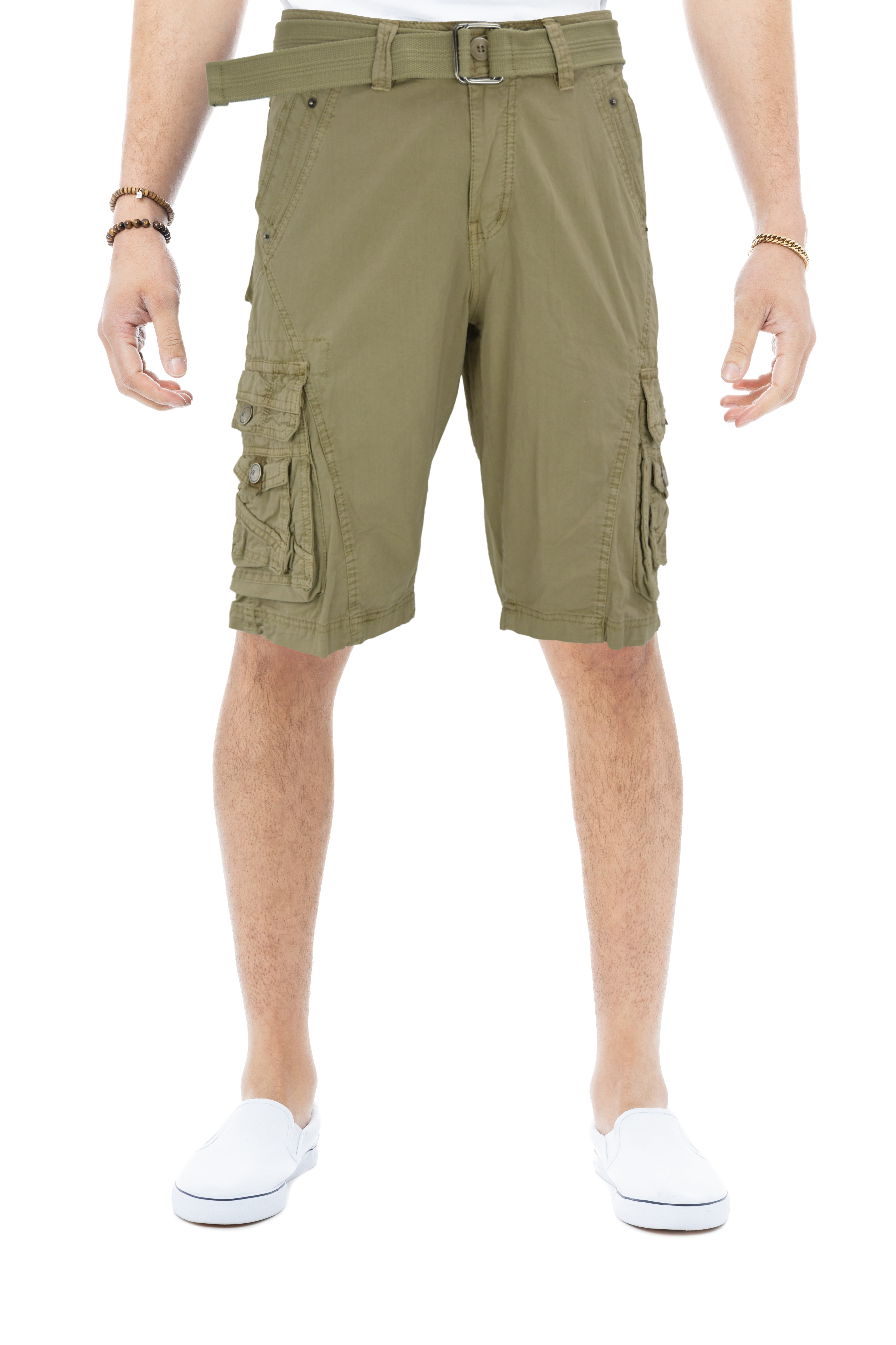 X RAY Mens Tactical Bermuda Cargo Shorts Camo and Solid Colors 12.5 Inseam Knee Length Classic Fit Multi Pocket