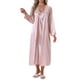 thumbnail image 2 of Conjunto de Bata de Satén para Mujeres INSPIRE CHIC de 2 Piezas, Camisón de Seda Suave Midi, Conjuntos de Pijamas Sexys, Batas de Dama de Honor M Rosa, 2 of 6