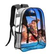 thumbnail image 2 of Moana Transparent Backpack - Guard Dog Security, Durable and Lightweight, Waterproof Design, Comfortable Straps, 2 of 7