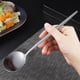 thumbnail image 1 of Cuchara de café de acero inoxidable | Cuchara para revolver té con mango largo, apta para lavavajillas, cuchara resistente para postres, diseño elegante, ideal para fiestas, perfecta para té, 1 of 7